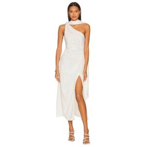 MISHA COLLECTION White Midi Dress